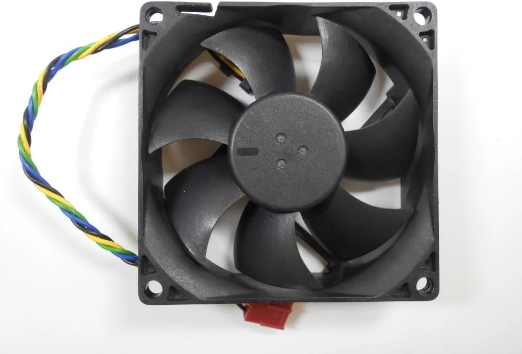 فن خنک کننده پردازنده Foxconn PVA080G12Q با ولتاژ 12 ولت، جریان 0.65 آمپر، ابعاد 80mm 8025 و اتصال 4 پین PWM با بلبرینگ هیدرولیک و جریان هوای بالا