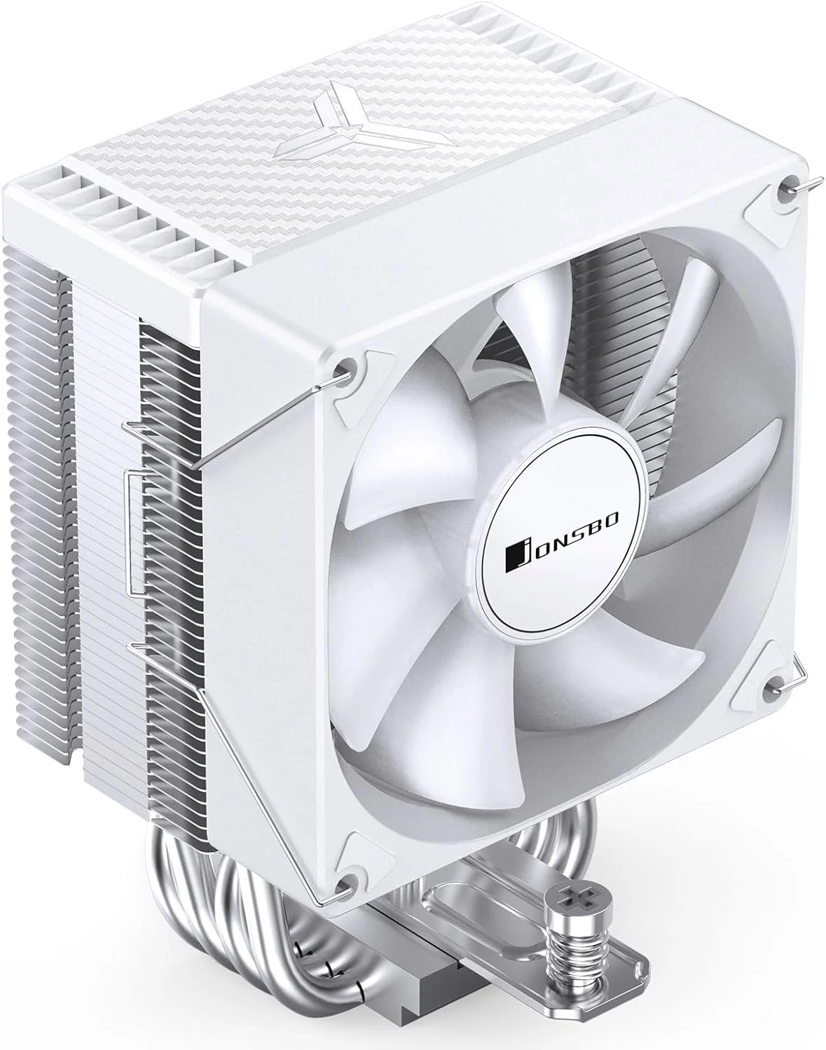 خنک کننده پردازنده JONSBO CR1400 EVO ARGB سفید، خنک کننده بادی سری ARGB Mute، ارتفاع فن پردازنده 130 میلی متر، خنک کننده کوچک پردازنده فن 92 میلی متری، رادیاتور برج هیت سینک هوا با 4 لوله حرارتی مسی، برای AM5/AM4 Intel LGA1851/1700