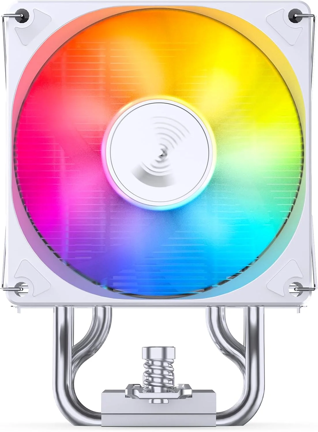 خنک کننده پردازنده JONSBO CR1400 EVO ARGB سفید، خنک کننده بادی سری ARGB Mute، ارتفاع فن پردازنده 130 میلی متر، خنک کننده کوچک پردازنده فن 92 میلی متری، رادیاتور برج هیت سینک هوا با 4 لوله حرارتی مسی، برای AM5/AM4 Intel LGA1851/1700