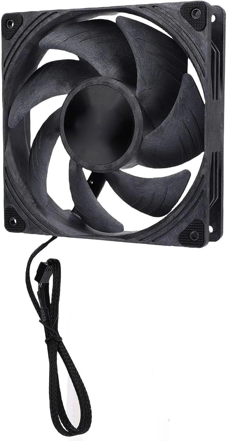 فن کیس کامپیوتر 140 میلی‌متری، فن خنک‌کننده کم صدا با رابط 4 پین PWM برای کیس‌های کامپیوتر و خنک‌کننده‌های CPU به همراه 8 پیچ