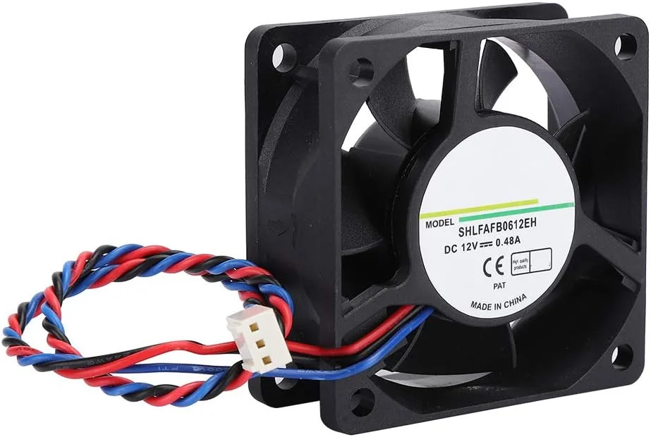 فن خنک کننده پردازنده کامپیوتر GOWENIC، 6 سانتی متر، 12 ولت 0.48 آمپر 6800 دور در دقیقه 38.35 CFM 32dB-A هیت سینک خنک کننده هوا برای منبع تغذیه کامپیوتر