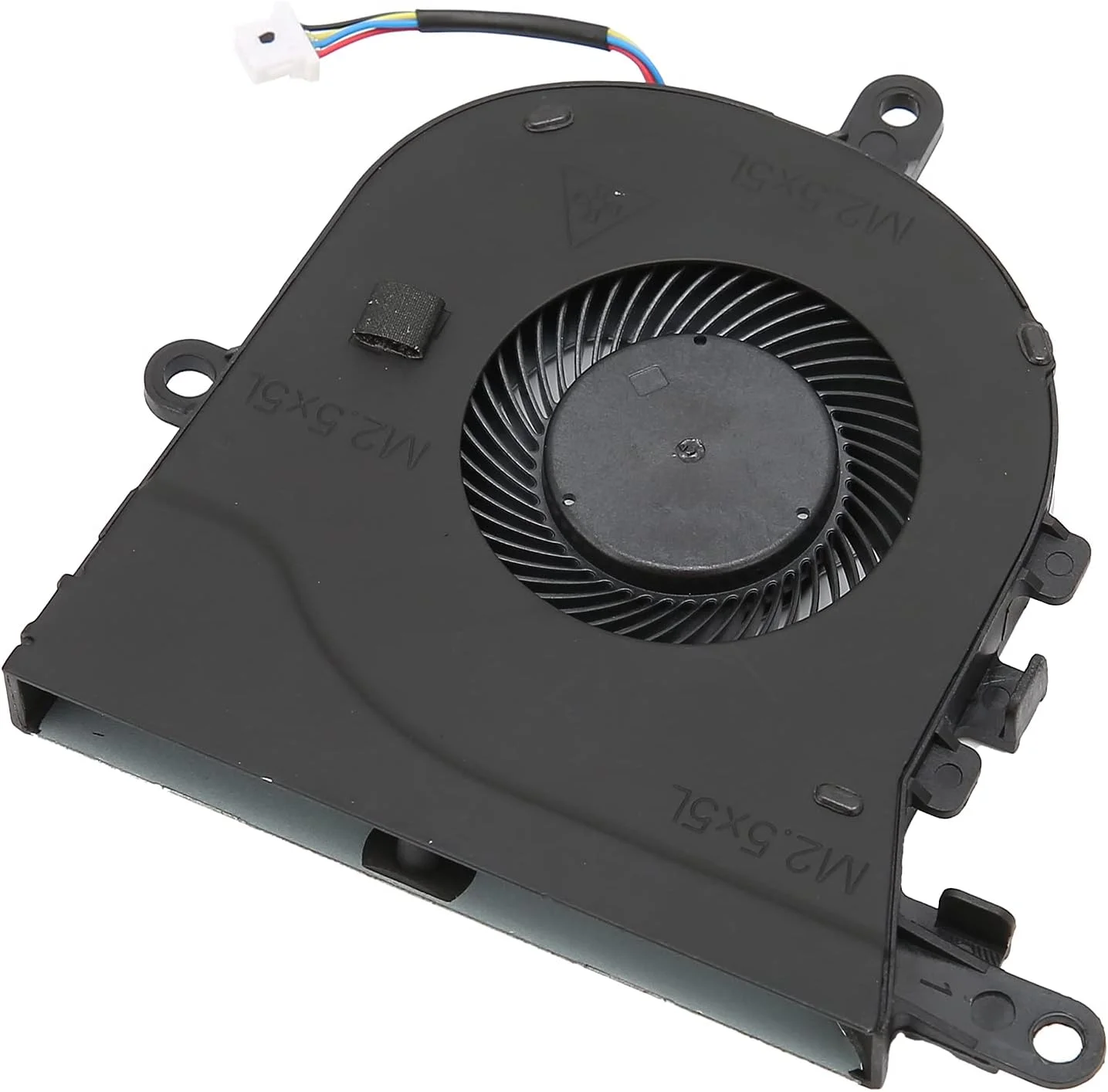 فن خنک کننده کامپیوتر GOWENIC، آلیاژ آلومینیوم 4 پین DC 5V، اتلاف حرارت قوی، فن خنک کننده هوای CPU کامپیوتر لپ تاپ، برای DELL برای Latitude 3590/E‑3590/15‑5570/5575