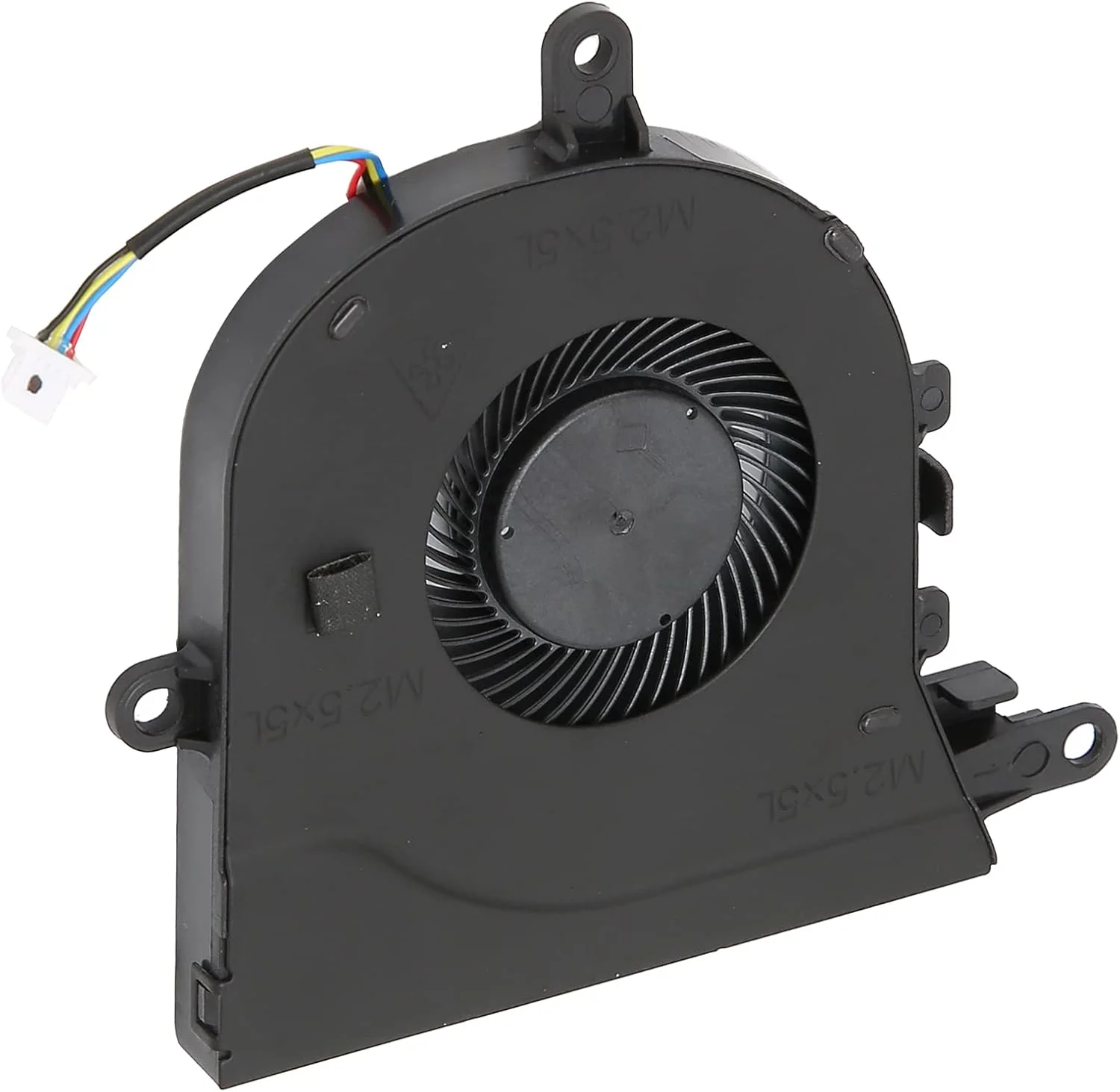 فن خنک کننده کامپیوتر GOWENIC، آلیاژ آلومینیوم 4 پین DC 5V، اتلاف حرارت قوی، فن خنک کننده هوای CPU کامپیوتر لپ تاپ، برای DELL برای Latitude 3590/E‑3590/15‑5570/5575