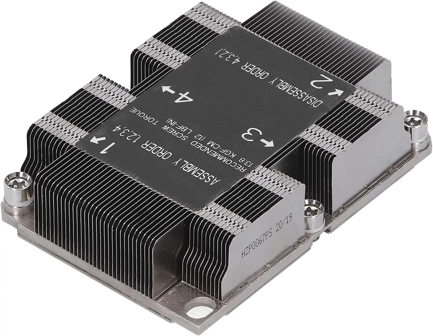 هیت سینک پردازنده GOWENIC، خنک کننده بادی پردازنده SNK‑P0067PS LGA 3647‑0 1U X11 برای پلتفرم Purley