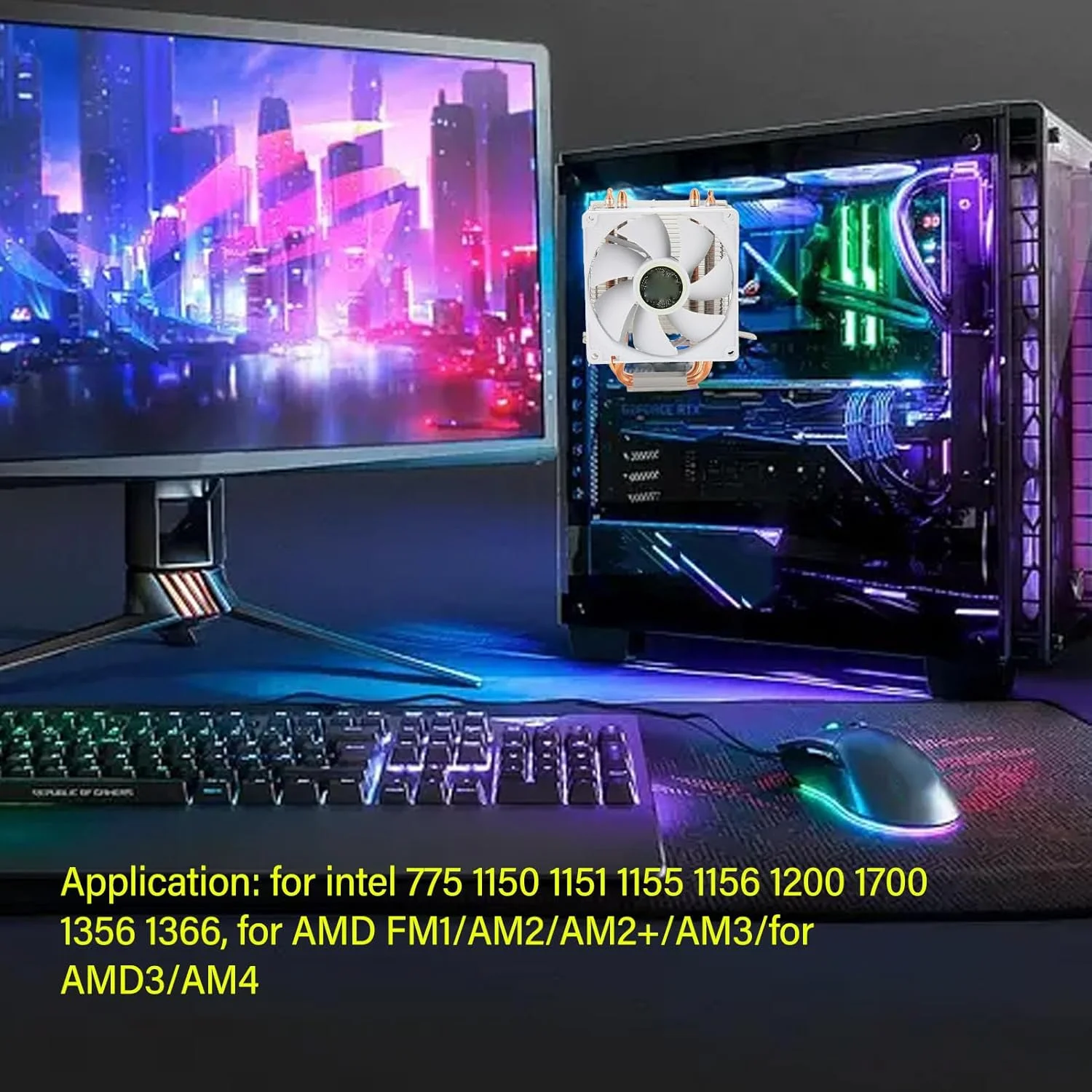 خنک کننده بادی پردازنده GOWENIC، دارای 2 لوله حرارتی، فن PWM 90 میلیمتری، خنک کننده پردازنده کامپیوتر با دو برج برای 775 1150 1151 1155 1156 1200 1700 1356 1366، برای FM1 AM2 AM2 خنک کننده بادی پردازنده GOWENIC، دارای 2 لوله حرارتی، فن PWM 90 میلیمتری، خنک کننده پردازنده کامپیوتر با دو برج برای 775 1150 1151 1155 1156 1200 1700 1356 1366، برای FM1 AM2 AM2