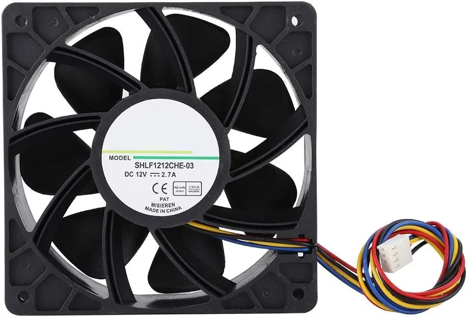 فن خنک کننده پردازنده GOWENIC، DC12V 2.7A 120mm S9 S7، فن خنک کننده با اتلاف سریع حرارت، 4 پین 6000 دور در دقیقه، فن خنک کننده کیس کامپیوتر با نویز کم