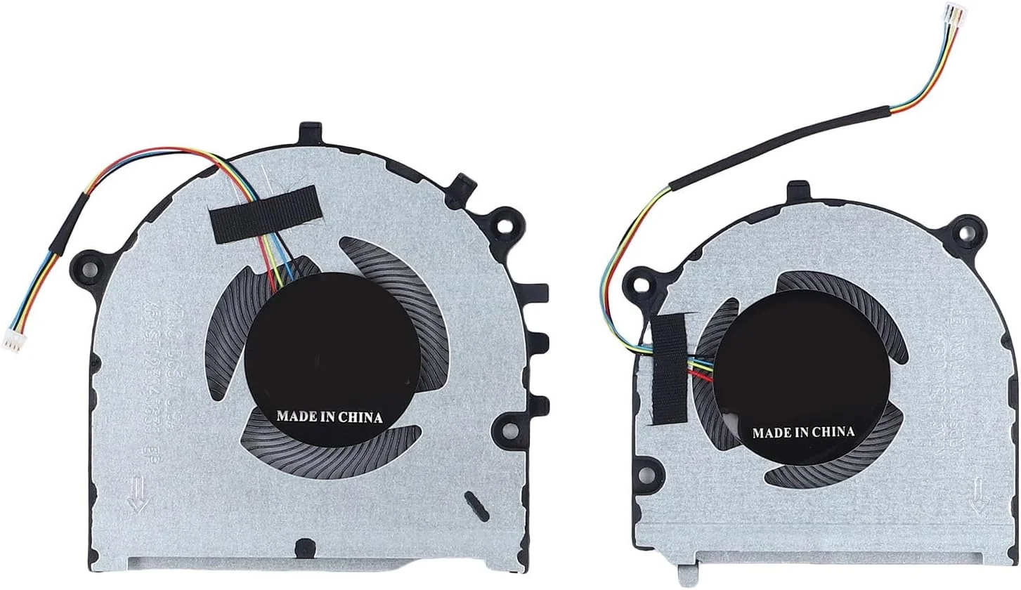 فن خنک کننده پردازنده و کارت گرافیک لپ تاپ GOWENIC، فن خنک کننده بی صدا و کارآمد DC 5V جایگزین برای 14s IML 14s IWL DFS5K123043630 FLDU DFS150305180T FL05، آلیاژ آلومینیوم