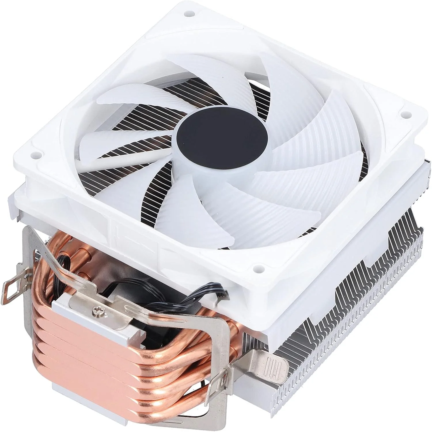 فن خنک کننده GOWENIC، 1300 دور در دقیقه، 12 ولت DC، حجم هوای بزرگ 48 CFM، 6 لوله حرارتی با بلبرینگ هیدرولیک، خنک کننده CPU کامپیوتر با اتلاف حرارت بی صدا، برای INTEL و AMD فن خنک کننده GOWENIC، 1300 دور در دقیقه، 12 ولت DC، حجم هوای بزرگ 48 CFM، 6 لوله حرارتی با بلبرینگ هیدرولیک، خنک کننده CPU کامپیوتر با اتلاف حرارت بی صدا، برای INTEL و AMD