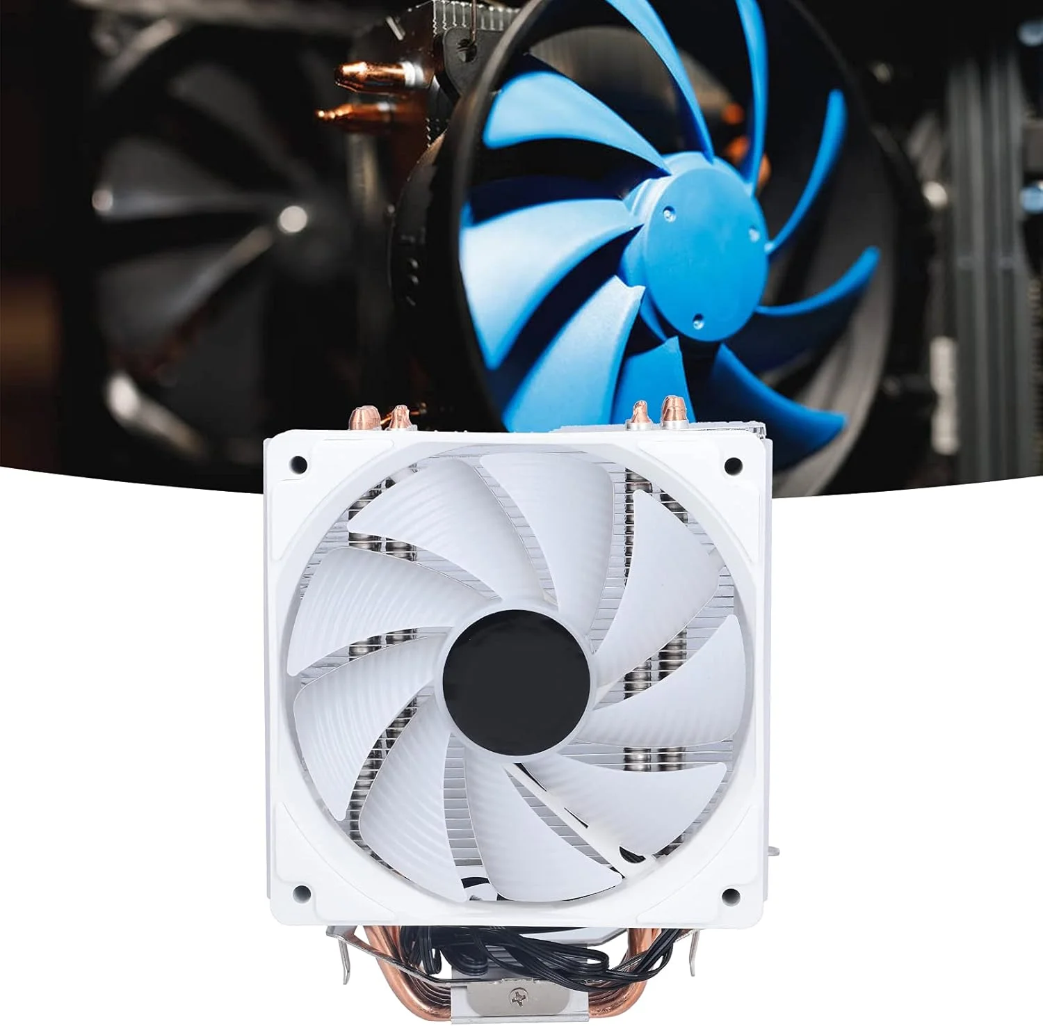 فن خنک کننده GOWENIC، 1300 دور در دقیقه، 12 ولت DC، حجم هوای بزرگ 48 CFM، 6 لوله حرارتی با بلبرینگ هیدرولیک، خنک کننده CPU کامپیوتر با اتلاف حرارت بی صدا، برای INTEL و AMD فن خنک کننده GOWENIC، 1300 دور در دقیقه، 12 ولت DC، حجم هوای بزرگ 48 CFM، 6 لوله حرارتی با بلبرینگ هیدرولیک، خنک کننده CPU کامپیوتر با اتلاف حرارت بی صدا، برای INTEL و AMD