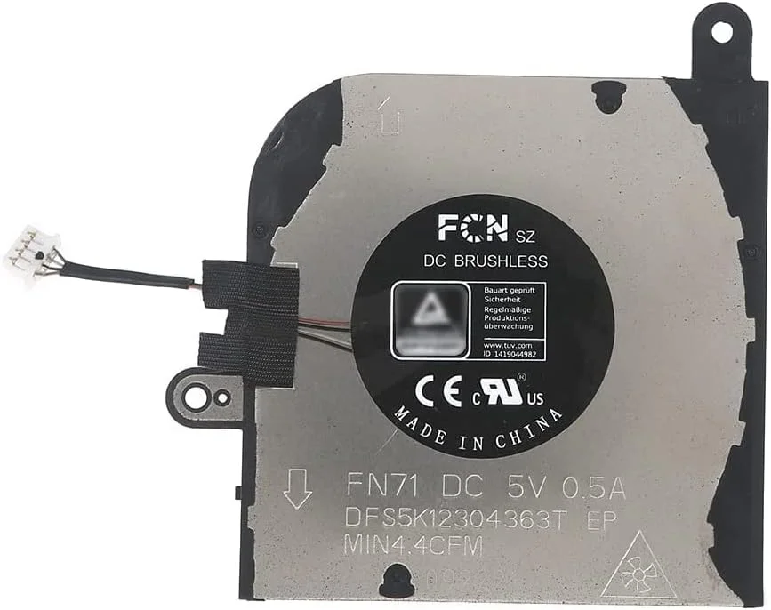 فن خنک کننده پردازنده لپ تاپ با دوام، هیت سینک جایگزین سازگار با سری Dell Latitude 5420 0HX40M