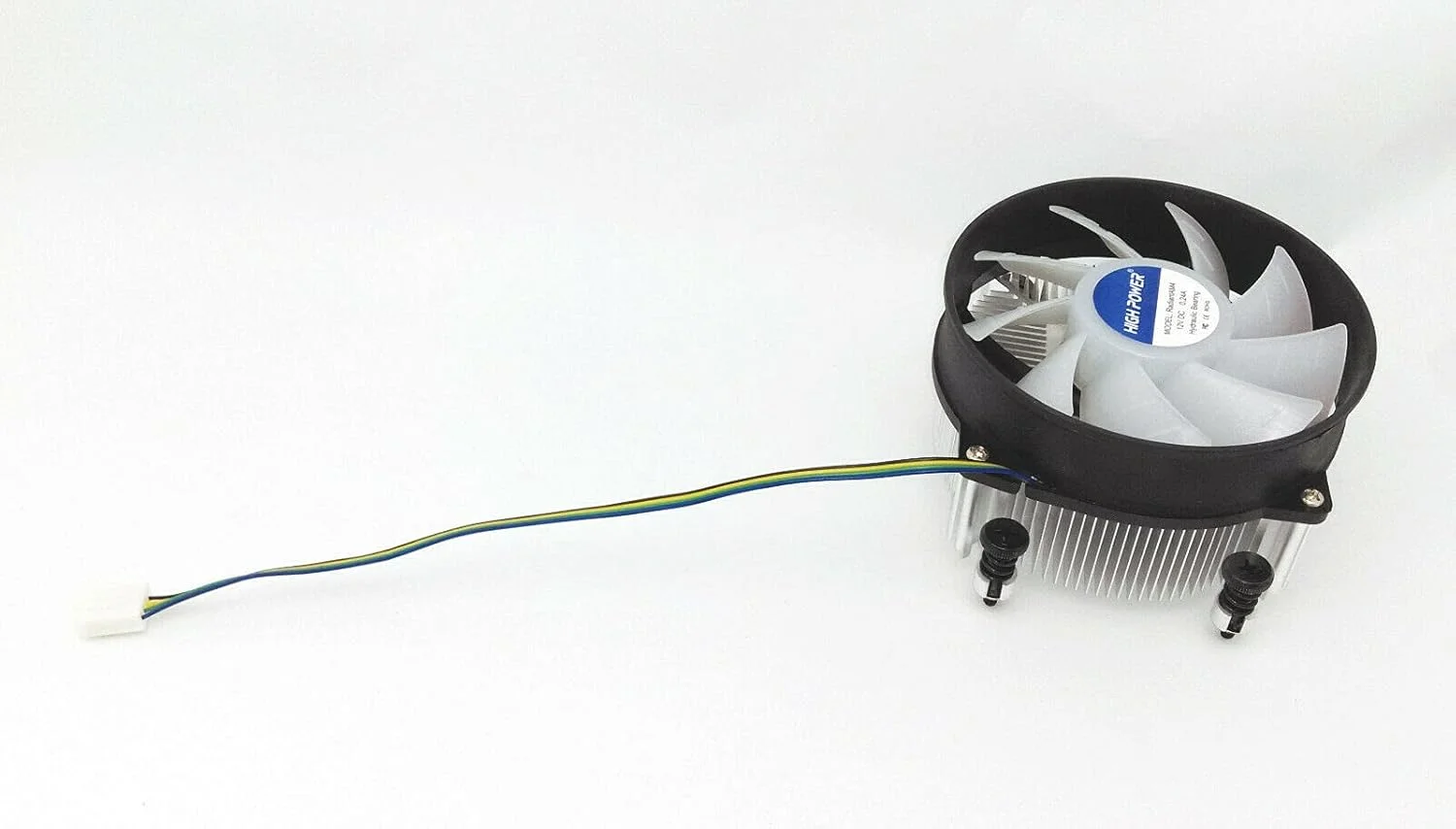 خنک‌کننده پردازنده بادی HIGH POWER BlueAM4 با نور آبی LED، هیت سینک آلومینیومی و فن خنک‌کننده PWM 92 میلی‌متری برای پردازنده‌های AMD Ryzen 5، 7، 9 / سوکت AM4 / AM5 مادربرد کامپیوتر