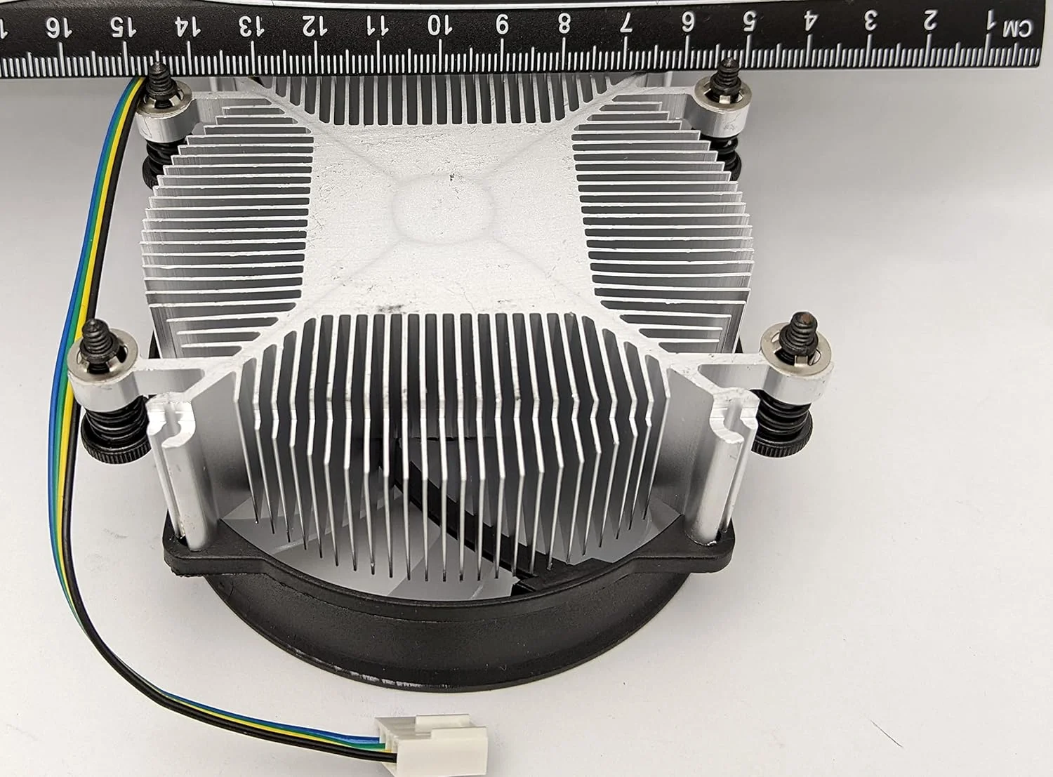 خنک‌کننده پردازنده بادی HIGH POWER BlueAM4 با نور آبی LED، هیت سینک آلومینیومی و فن خنک‌کننده PWM 92 میلی‌متری برای پردازنده‌های AMD Ryzen 5، 7، 9 / سوکت AM4 / AM5 مادربرد کامپیوتر