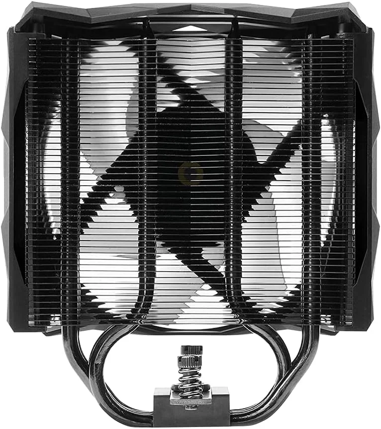 خنک کننده پردازنده بادی تمام مشکی Iceberg Thermal G4 Midnight با 4 لوله حرارتی نیکل اندود و فن 120 میلی متری PWM ARGB برای اینتل و AMD (نسخه محدود)