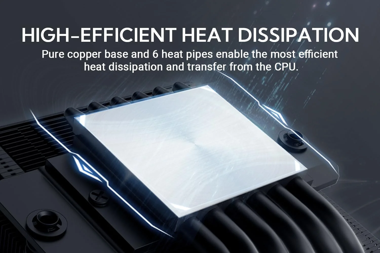 خنک کننده پردازنده ID-COOLING IS-67-XT مشکی، ارتفاع 67 میلی متر، خنک کننده بادی کم ارتفاع پردازنده با 6 لوله حرارتی برای HTPC، ITX و سیستم های کوچک، فن باریک 120x15 میلی متر، پشتیبانی از Intel LGA1700/1200/115X، AMD AM5/AM4