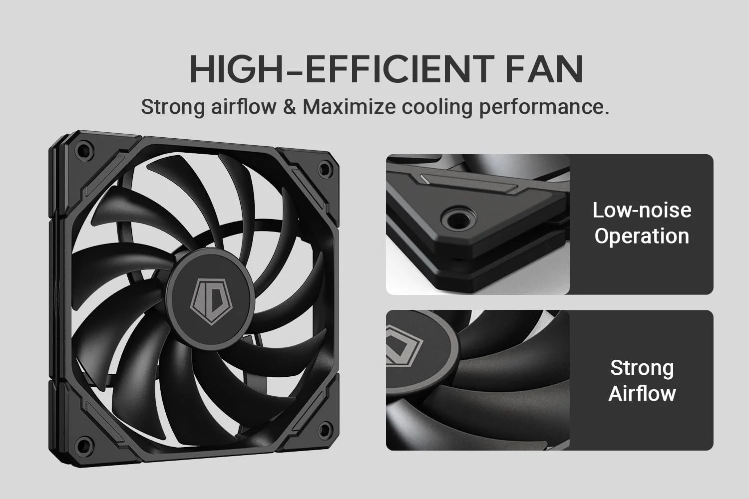 خنک کننده پردازنده ID-COOLING IS-67-XT مشکی، ارتفاع 67 میلی متر، خنک کننده بادی کم ارتفاع پردازنده با 6 لوله حرارتی برای HTPC، ITX و سیستم های کوچک، فن باریک 120x15 میلی متر، پشتیبانی از Intel LGA1700/1200/115X، AMD AM5/AM4