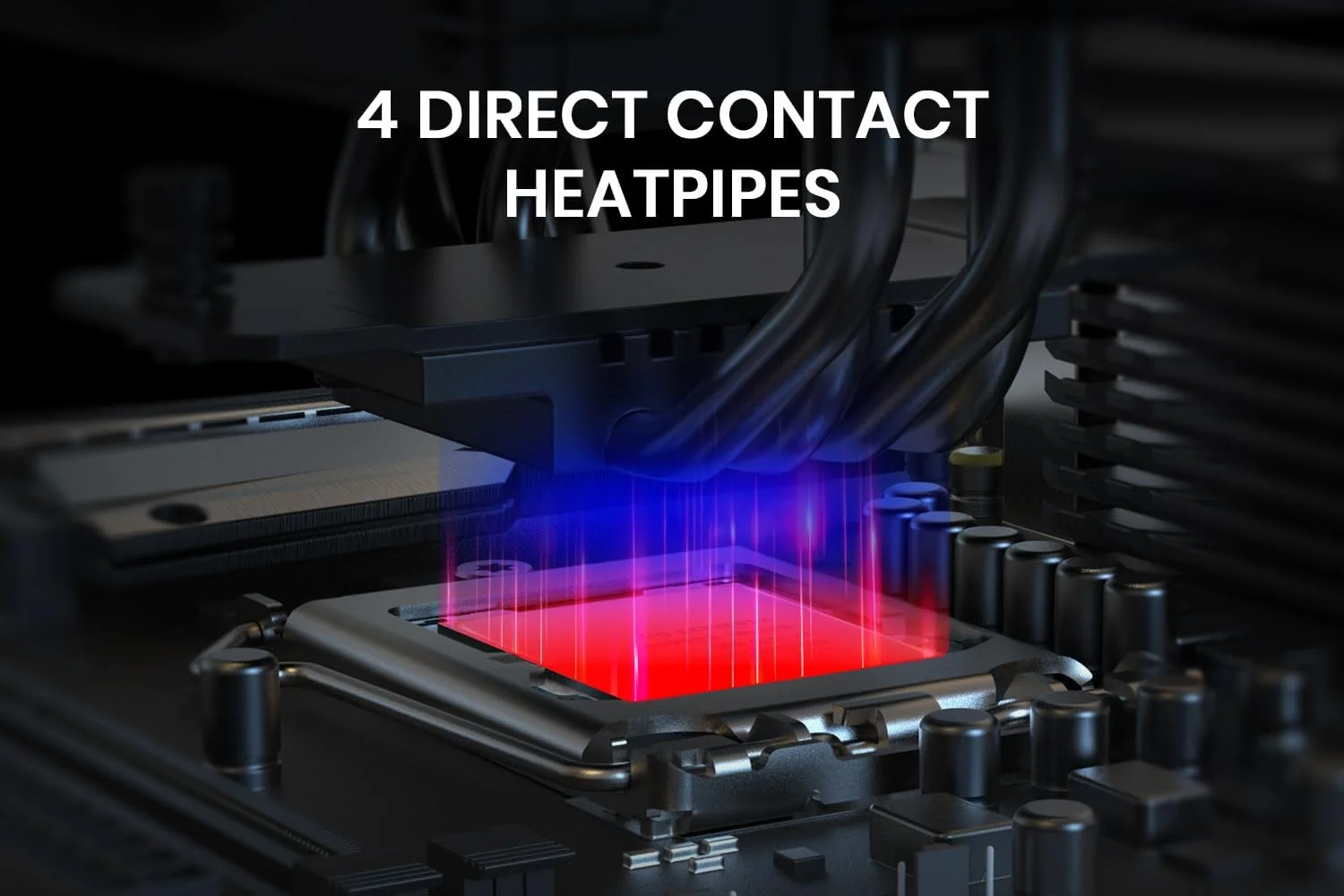 خنک کننده پردازنده ID-COOLING FROZN A410 مشکی خنک کننده پردازنده ID-COOLING FROZN A410 مشکی