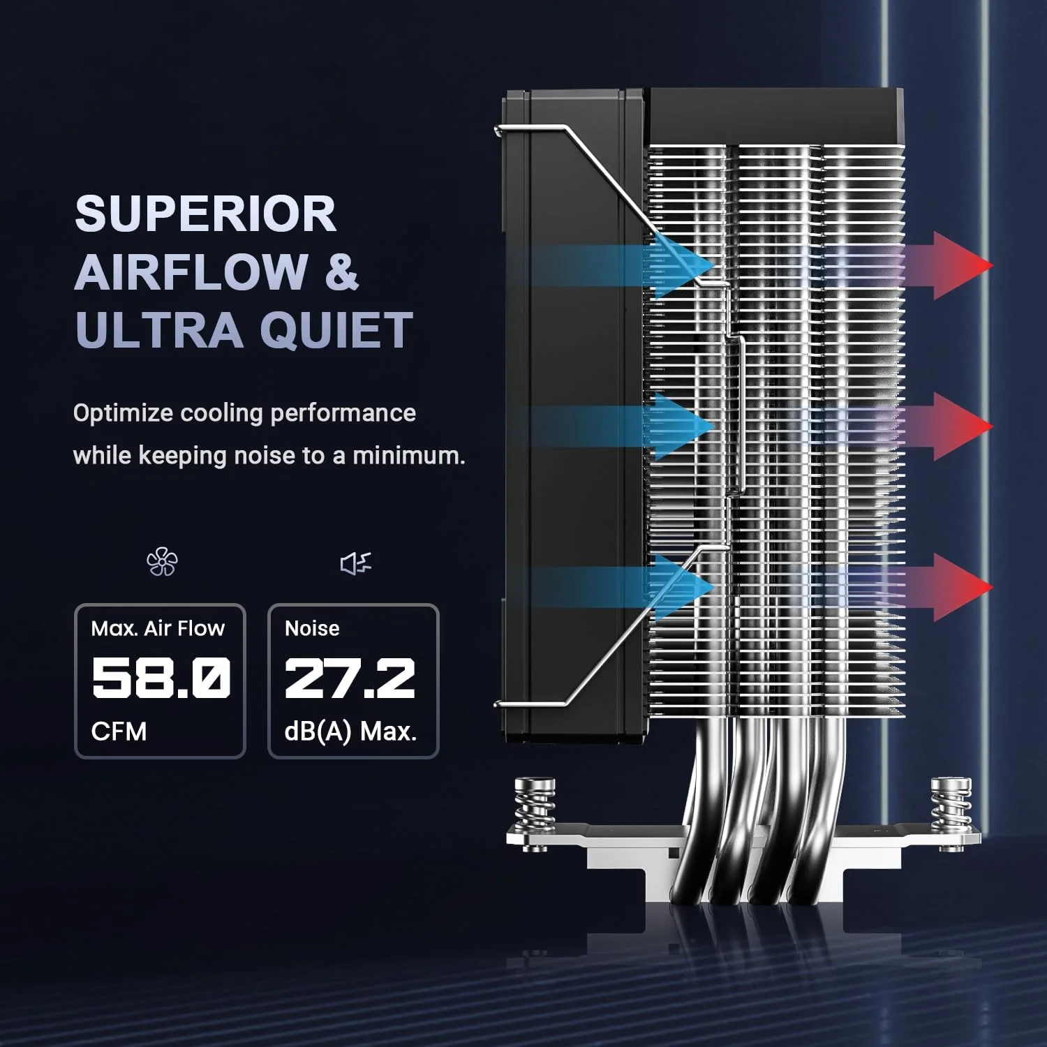 خنک کننده پردازنده ID-COOLING FROZN A410 SE ARGB