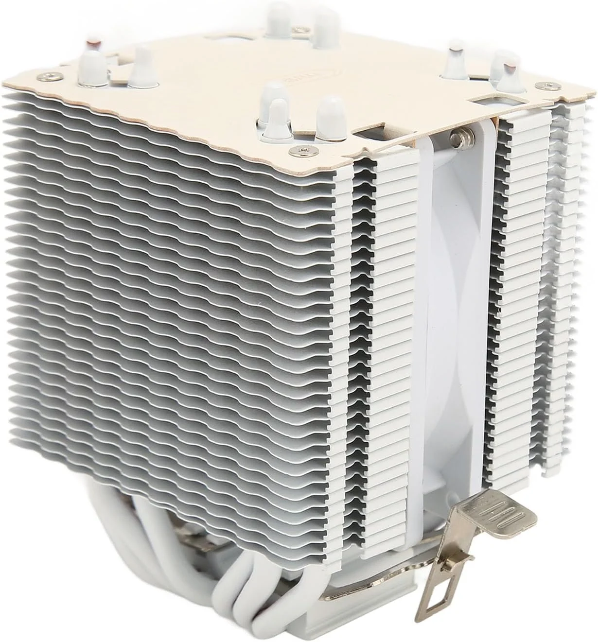 خنک کننده بادی پردازنده، 3.5 اینچی، 6 لوله حرارتی، فن خنک کننده 3 پین برای 775 1150 1151 1155 1156 1200 1700 1356 1366، فن بلبرینگ هیدرولیک، طراحی بی صدا 22dB