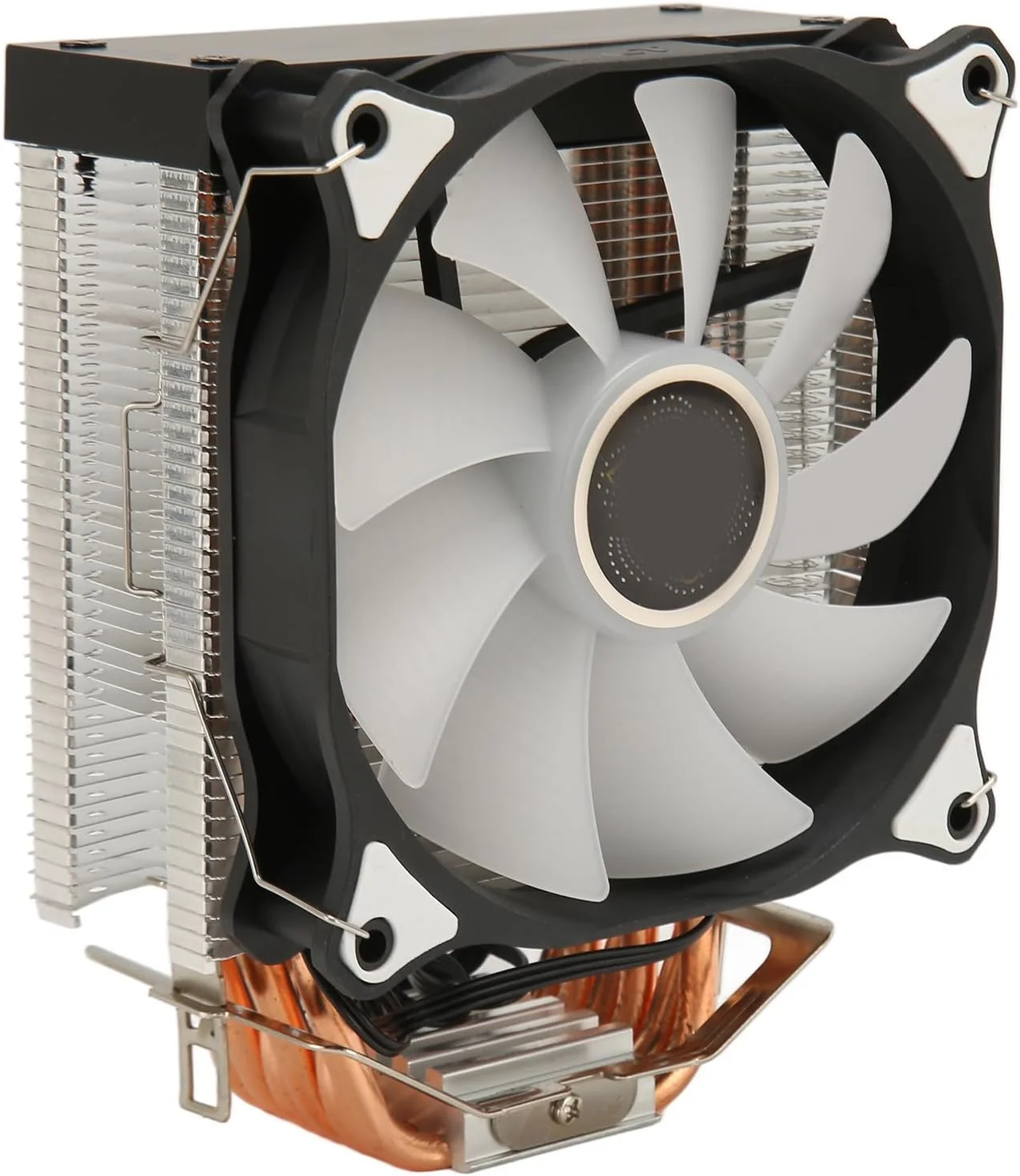 خنک کننده بادی پردازنده مرکزی Jectse AM4 AM5 با 6 لوله حرارتی مسی، فن های خنک کننده هیدرولیک جهانی PC، سازگار با LGA1150/1151/1155/1200/1700/17XX، سازگار با AM4/AM5