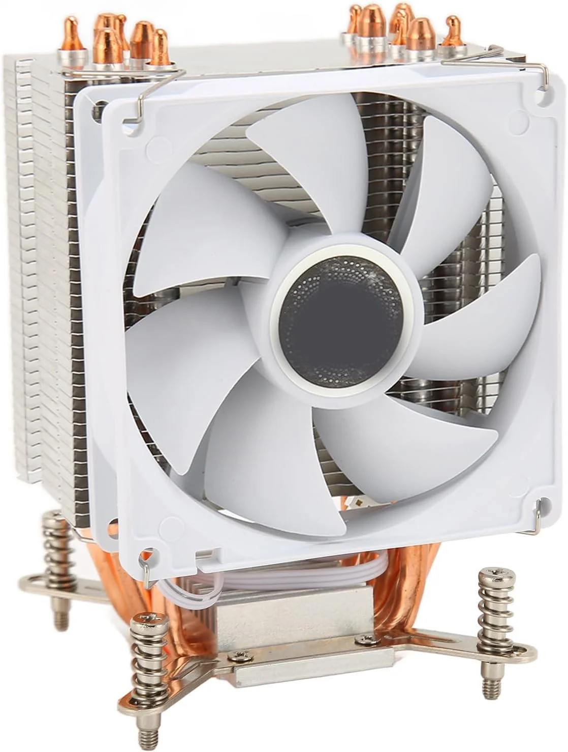 فن خنک کننده پردازنده Jiawu، فن خنک کننده بادی CPU با پین 3، 48CFM 22dB برای مادربرد 2011