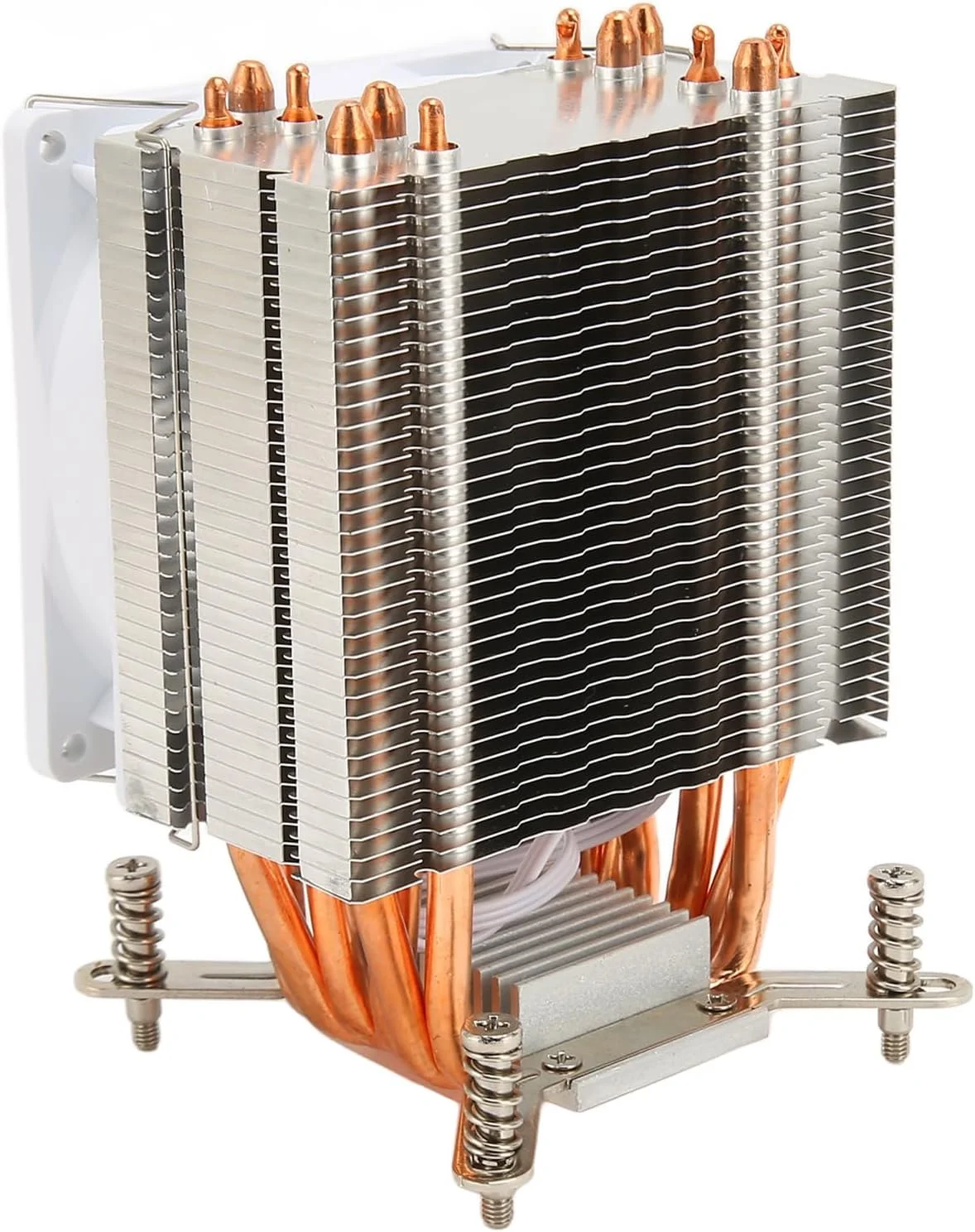 فن خنک کننده پردازنده Jiawu، فن خنک کننده بادی CPU با پین 3، 48CFM 22dB برای مادربرد 2011