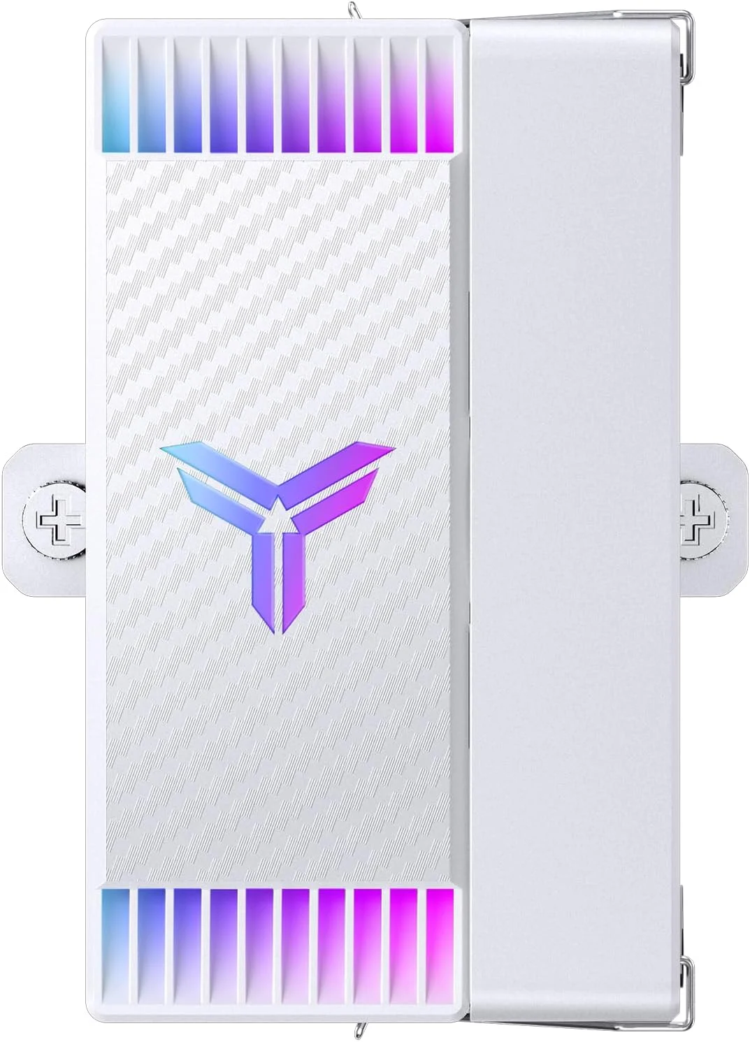 خنک کننده پردازنده JONSBO CR1000 EVO رنگ سفید، خنک کننده بادی پردازنده سری Silent، فن پردازنده، نور RGB اتوماتیک (4 پین، ارتفاع 154 میلی متر، 4 لوله حرارتی مسی AM4/AM5/Intel LGA1851/1700، PWM 120 میلی متری، پوشش بالایی RGB، سفید