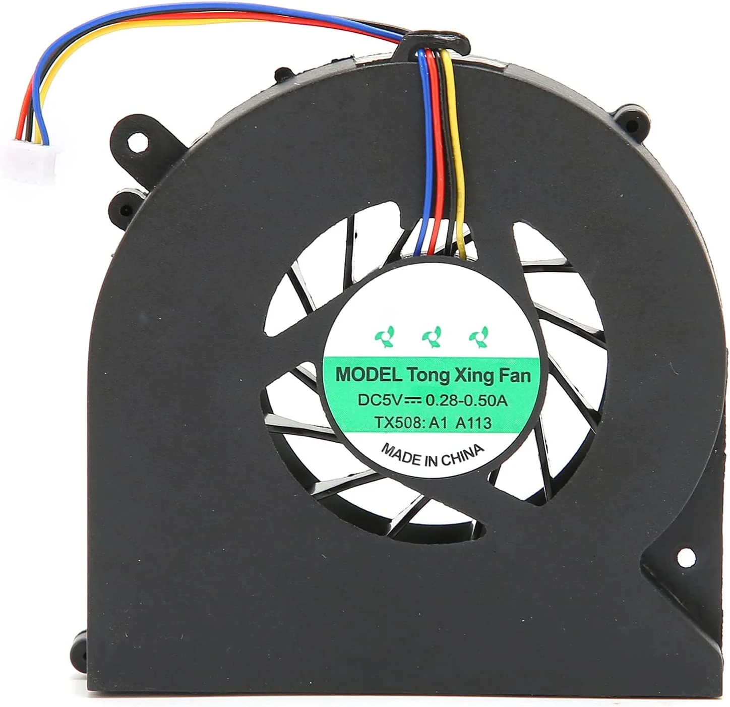 خنک کننده پردازنده کیانسو با طراحی پره/بال بهینه شده برای فشار، سازگاری قوی، خنک کننده کامپیوتر برای مدل های 4530s/6460b/EliteBook/8460p/8470p، عملکرد بی صدا، جنس آهن + ABS