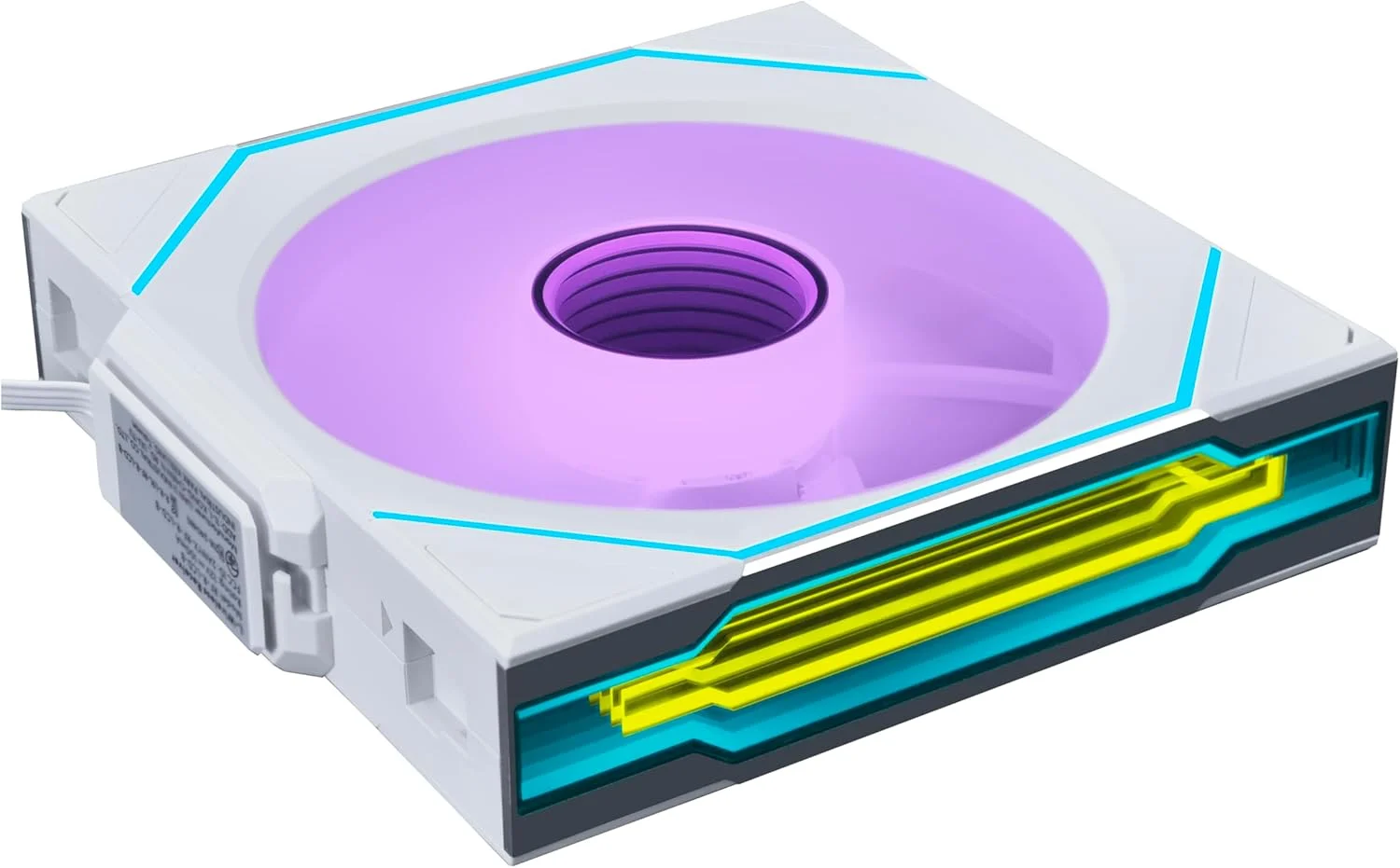 فن تکی 120 میلی‌متری بی‌سیم Lian Li UNI Fan SL-Infinity (پره معکوس) - کنترل فن ARGB با سیگنال بی‌سیم 2.4 گیگاهرتز - آینه دوتایی بی‌نهایت - کنترلر شامل نمی‌شود و مورد نیاز است - سفید (12RSLIN1W1W)