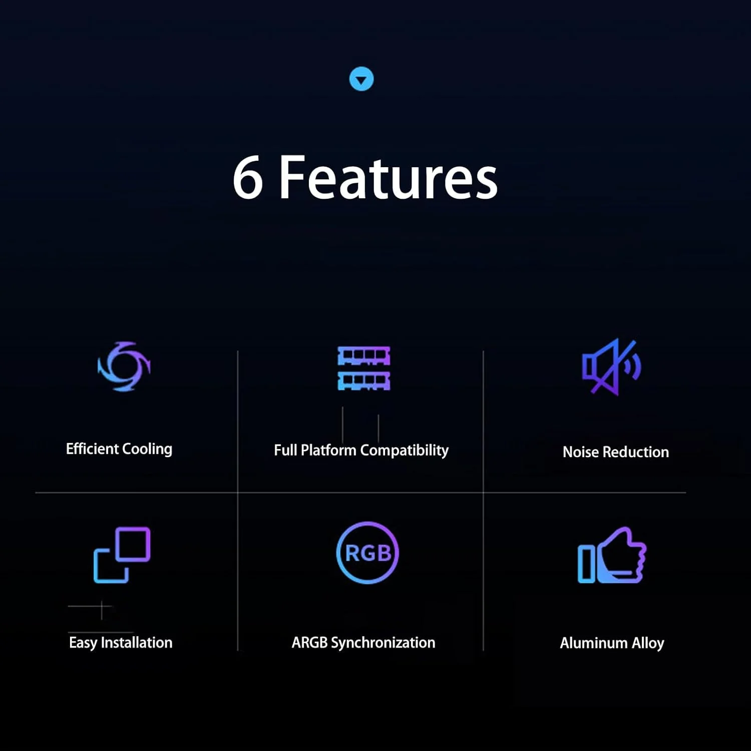 خنک کننده رم با فن های ARGB، خنک کننده رم، رادیاتور رم ARGB، هیت سینک ماژول حافظه کامپیوتر، فن کنترل دمای PWM برای DDR DDR2 DDR3 DDR4 DDR5 (سفید)