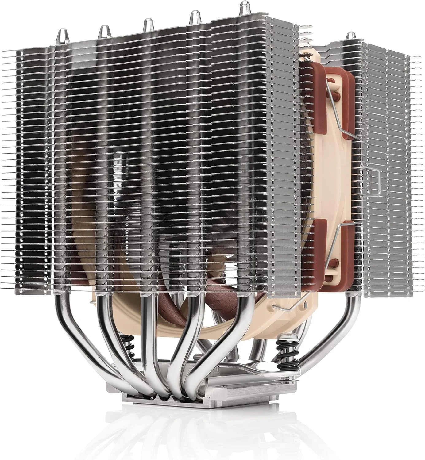 خنک کننده پردازنده Noctua NH-D12L با ارتفاع کم (120 میلی متر، قهوه ای)