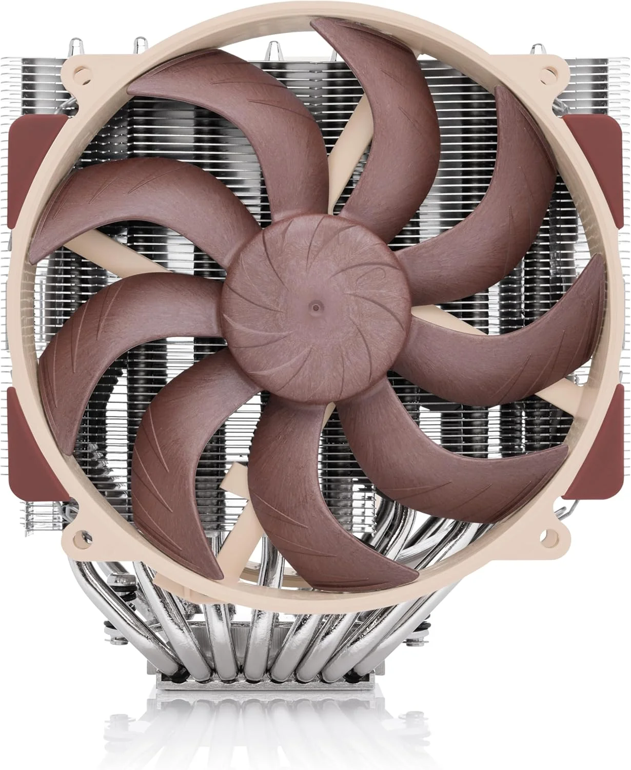 خنک‌کننده پردازنده دو برج Noctua NH-D15 G2 LBC، نسخه تخصصی Low Base Convexity برای AMD AM5/AM4 (قهوه ای)