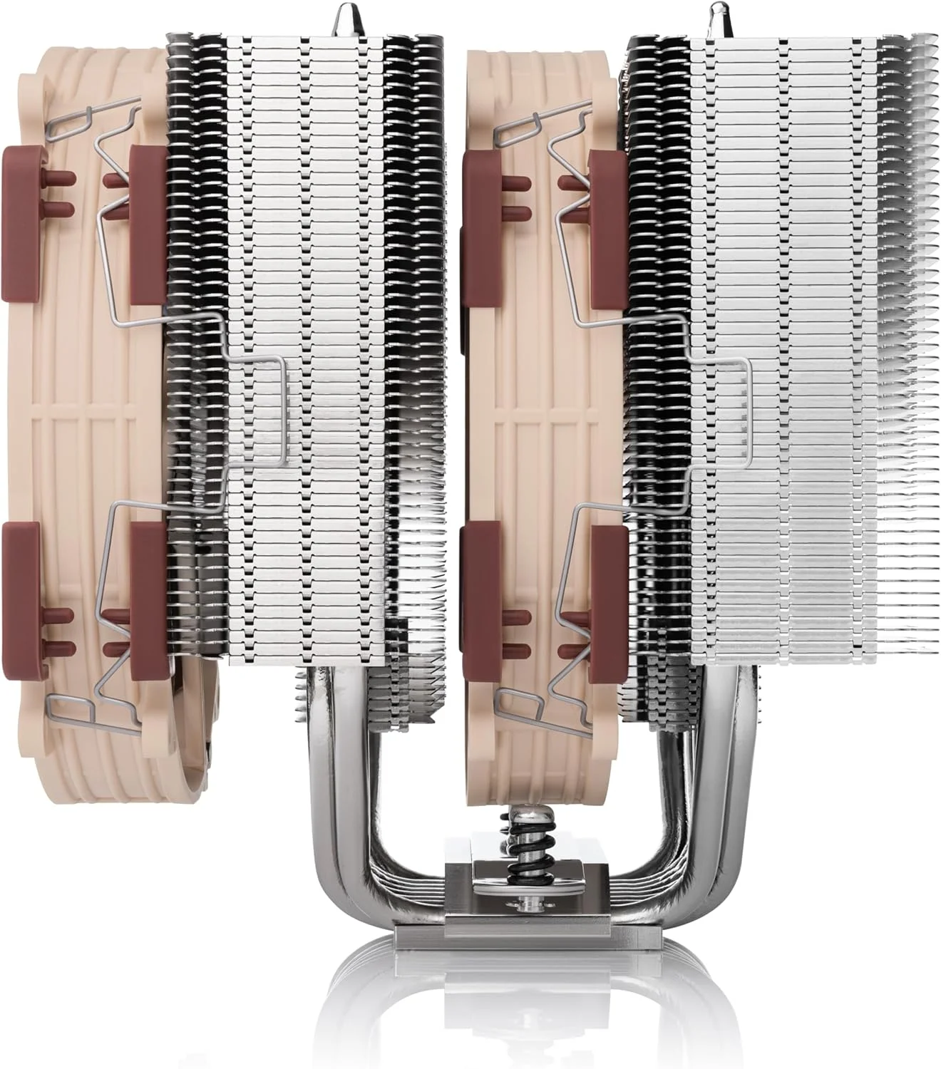 خنک‌کننده پردازنده دو برج Noctua NH-D15 G2 LBC، نسخه تخصصی Low Base Convexity برای AMD AM5/AM4 (قهوه ای)