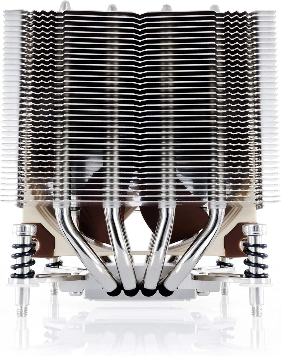 خنک کننده پردازنده ممتاز Noctua NH-D9DX i4 3U برای Intel LGA2011 (Square & Narrow ILM)، LGA1356 و LGA1366 (92mm، قهوه ای)