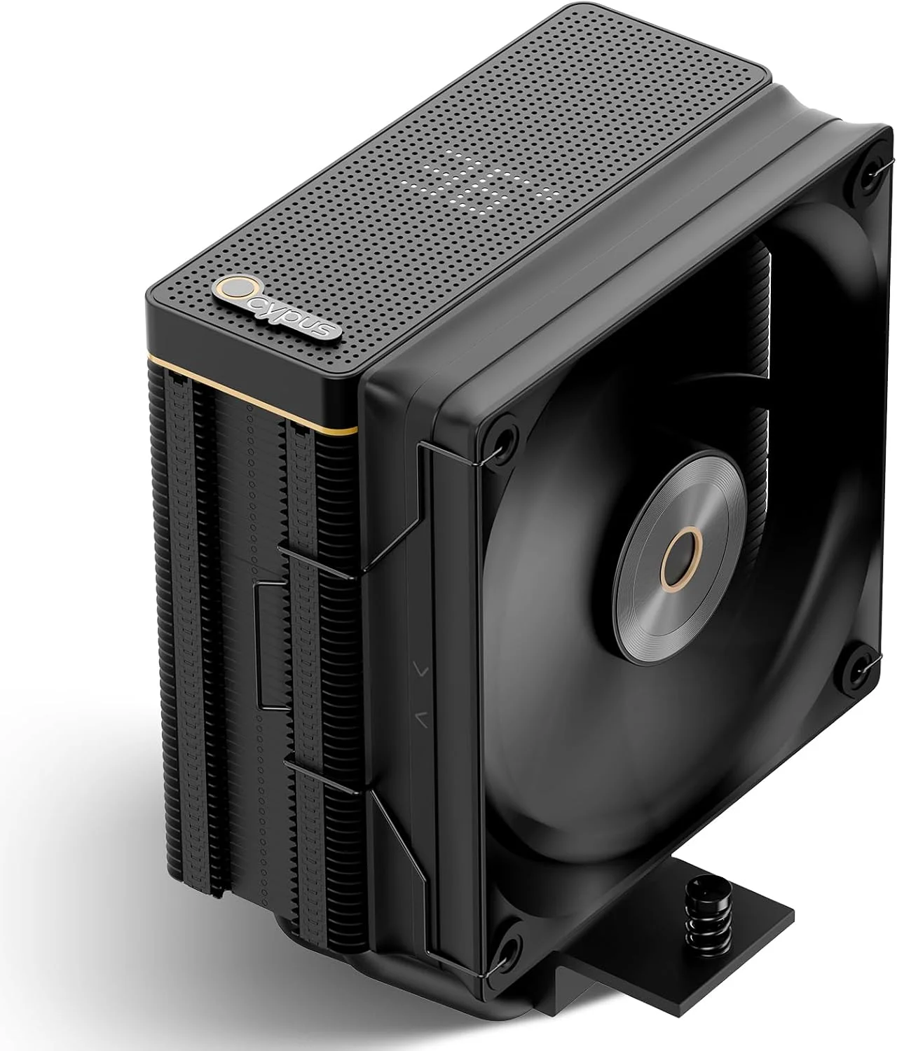 خنک کننده بادی پردازنده تک برجی Ocypus Iota A40 با نمایشگر دیجیتال، 4 لوله حرارتی، فن 120 میلی متری FDB بی صدا، رادیاتور با راندمان بالا، فن خنک کننده پردازنده برای AMD AM4/AM5، Intel LGA 115X/1200/1700/1851, BK