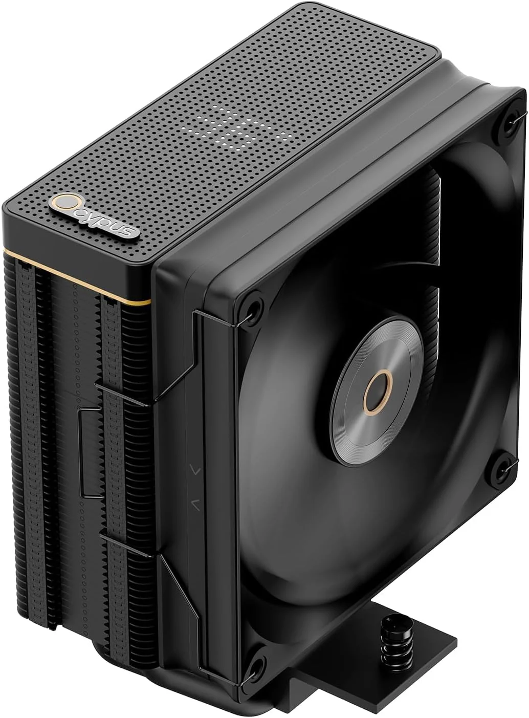 خنک کننده بادی پردازنده دیجیتال Ocypus Iota A40، 4 لوله حرارتی مسی، تک برج، خنک کننده جدید پردازنده دیجیتال با فن 120 میلی متری FDB بی صدا برای AMD AM4/AM5، Intel LGA115X/1200/1700/1851