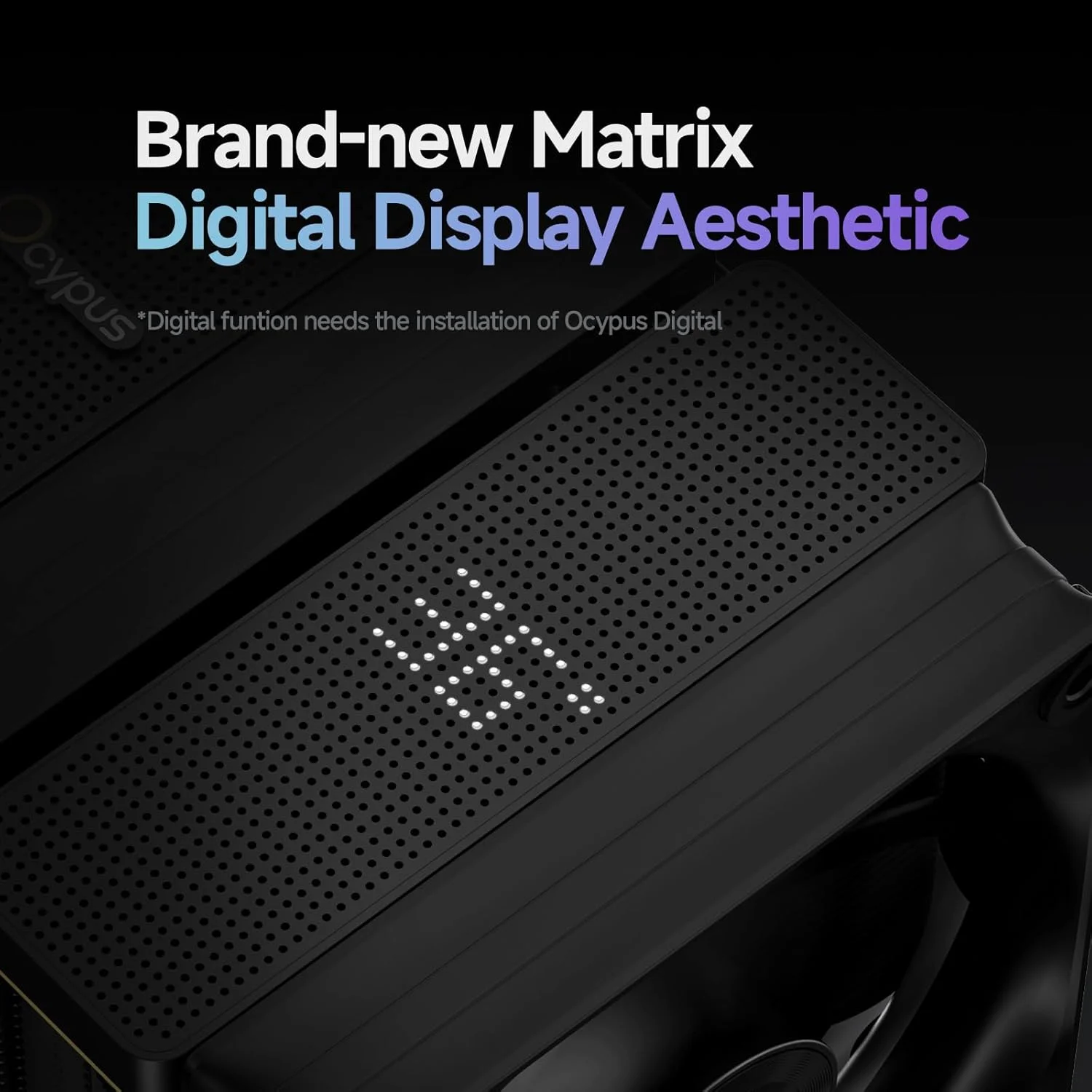 خنک کننده پردازنده Iota A62 BK، خنک کننده بادی پردازنده با نمایشگر دیجیتال جدید، 6 لوله حرارتی مسی، فن های 120 میلی متری FDB، فن های خنک کننده پردازنده برای AMD AM4/AM5، Intel LGA 115X/1200/1700/1851