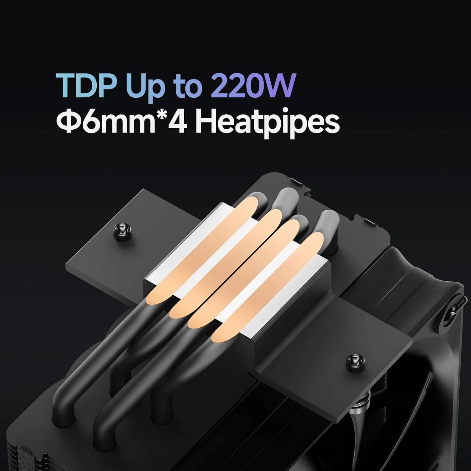 خنک کننده بادی پردازنده تک برجی Ocypus Iota A40 با نمایشگر دیجیتال، 4 لوله حرارتی، فن 120 میلی متری FDB بی صدا، رادیاتور با راندمان بالا، فن خنک کننده پردازنده برای AMD AM4/AM5، Intel LGA 115X/1200/1700/1851, BK