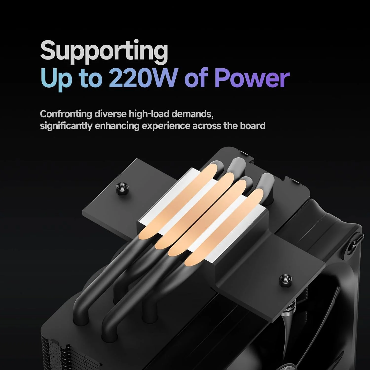 خنک کننده بادی پردازنده دیجیتال Ocypus Iota A40، 4 لوله حرارتی مسی، تک برج، خنک کننده جدید پردازنده دیجیتال با فن 120 میلی متری FDB بی صدا برای AMD AM4/AM5، Intel LGA115X/1200/1700/1851