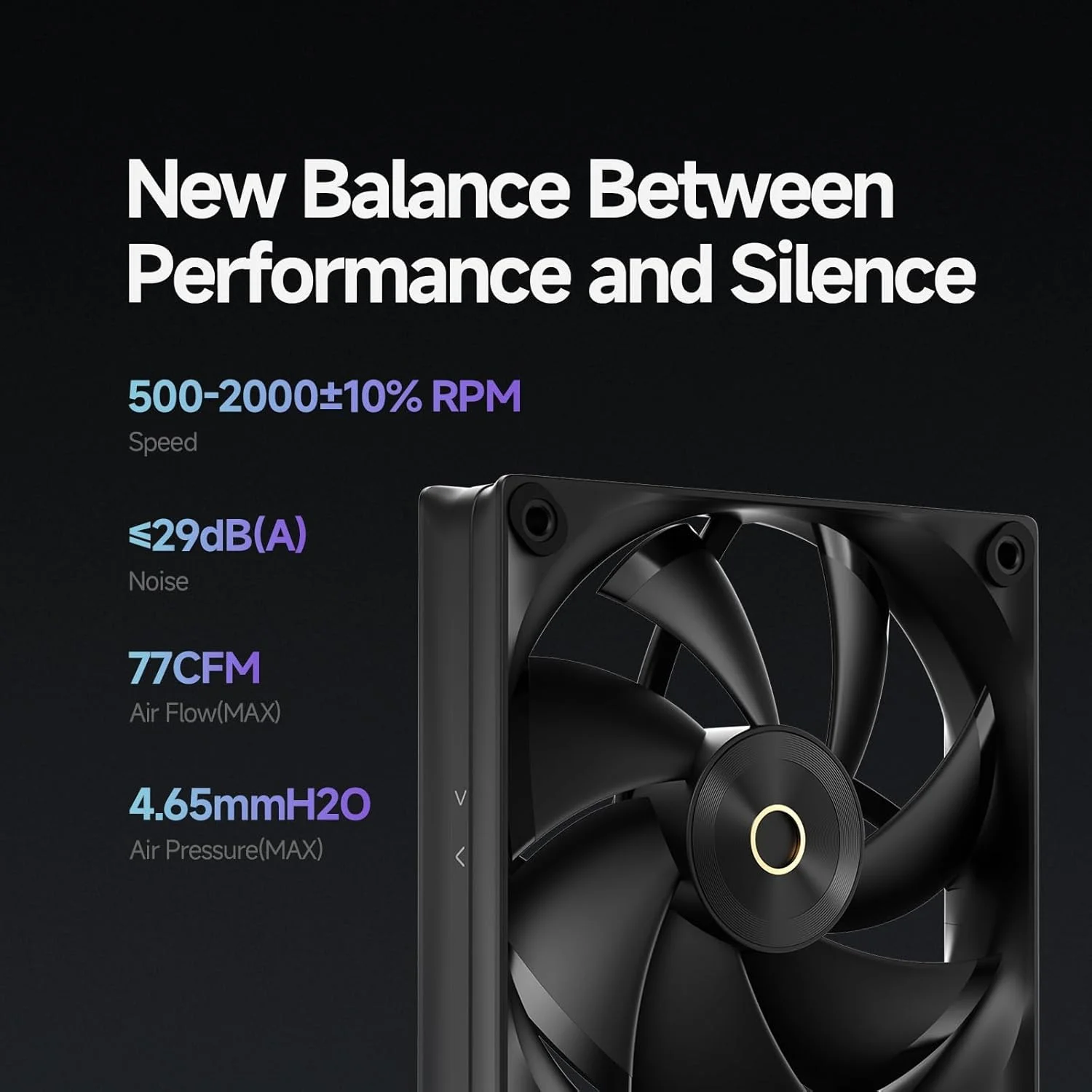 خنک کننده بادی پردازنده دیجیتال Ocypus Iota A40، 4 لوله حرارتی مسی، تک برج، خنک کننده جدید پردازنده دیجیتال با فن 120 میلی متری FDB بی صدا برای AMD AM4/AM5، Intel LGA115X/1200/1700/1851