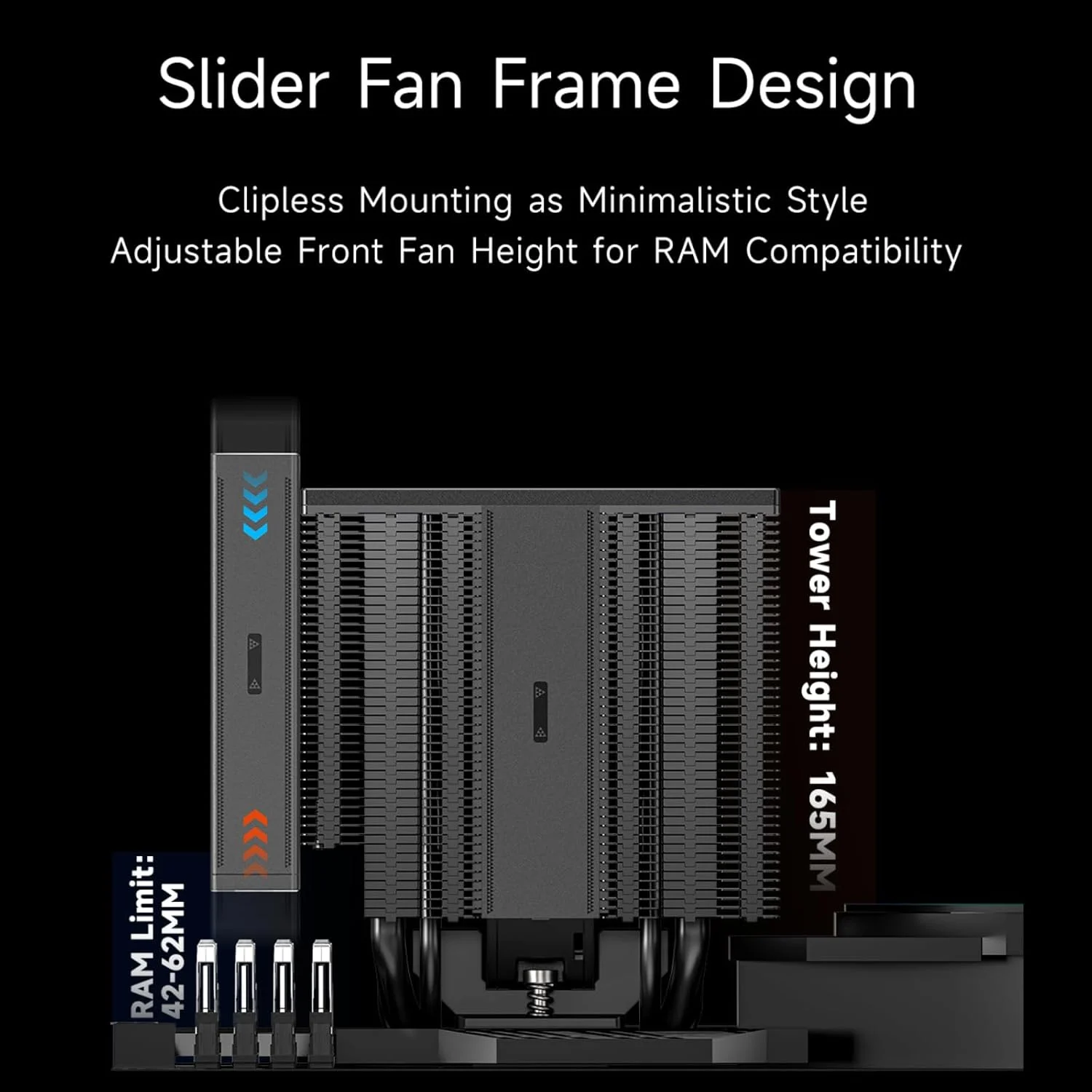 خنک کننده پردازنده PCCOOLER مدل Air Freezer، خنک کننده بادی دو برج 290 واتی، سیستم خنک کننده پردازنده با 8 لوله حرارتی و فن های PWM بی صدا با 3 حالت، سازگار با Intel LGA 1851/1700/1200/115X/20XX، AM4/AM5 (CPS RZ820 BK) خنک کننده پردازنده PCCOOLER مدل Air Freezer، خنک کننده بادی دو برج 290 واتی، سیستم خنک کننده پردازنده با 8 لوله حرارتی و فن های PWM بی صدا با 3 حالت، سازگار با Intel LGA 1851/1700/1200/115X/20XX، AM4/AM5 (CPS RZ820 BK)