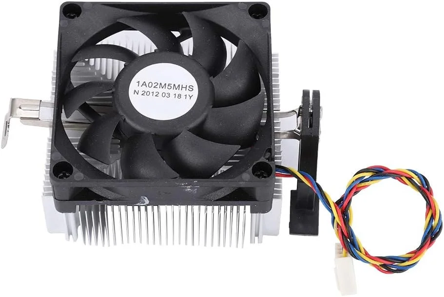 فن خنک کننده پردازنده با بلبرینگ هیدرولیک مشکی، عملکرد عالی در دفع حرارت، بدون صدا، حجم هوای زیاد