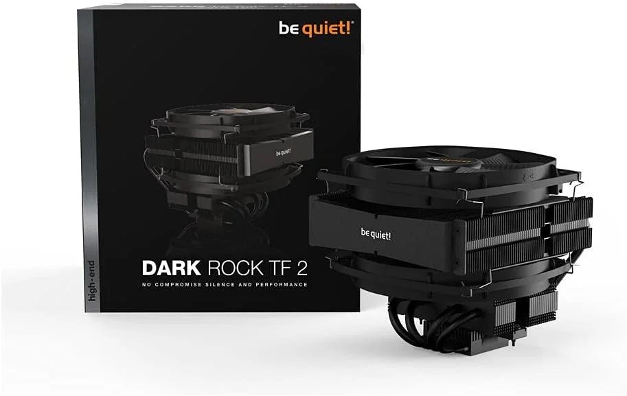 خنک کننده پردازنده بی کوایت! مدل BK031 Dark Rock TF 2، توان حرارتی 230 وات، سازگار با Intel-1200/2066/1150/1151/1155/2011(-3) Square ILM، AMD-AM4/AM3(+)