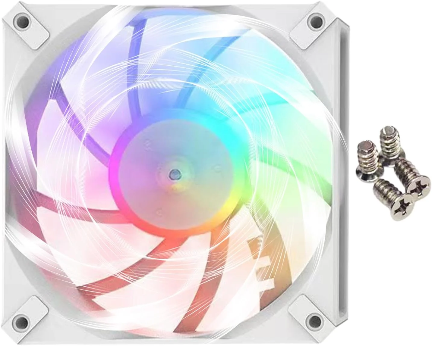 فن کامپیوتر، خنک کننده کیس | خنک کننده های باریک و بی صدای پردازنده RGB برای ساخت کامپیوتر گیمینگ در خانه و محل کار، ابزار بهینه سازی جریان هوا