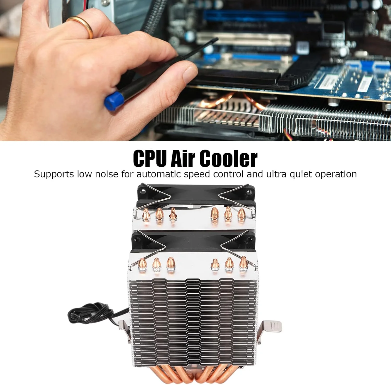 فن پردازنده دو برج، رادیاتور پردازنده 3 پین با 2 فن 90 میلی‌متری، خنک‌کننده پردازنده کم صدا با 6 لوله حرارتی، خنک‌کننده هوای پردازنده 1300 دور در دقیقه، خنک‌کننده شاسی کامپیوتر