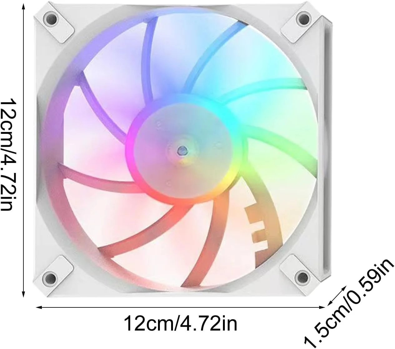 فن کامپیوتر، خنک کننده کیس | خنک کننده های باریک و بی صدای پردازنده RGB برای ساخت کامپیوتر گیمینگ در خانه و محل کار، ابزار بهینه سازی جریان هوا