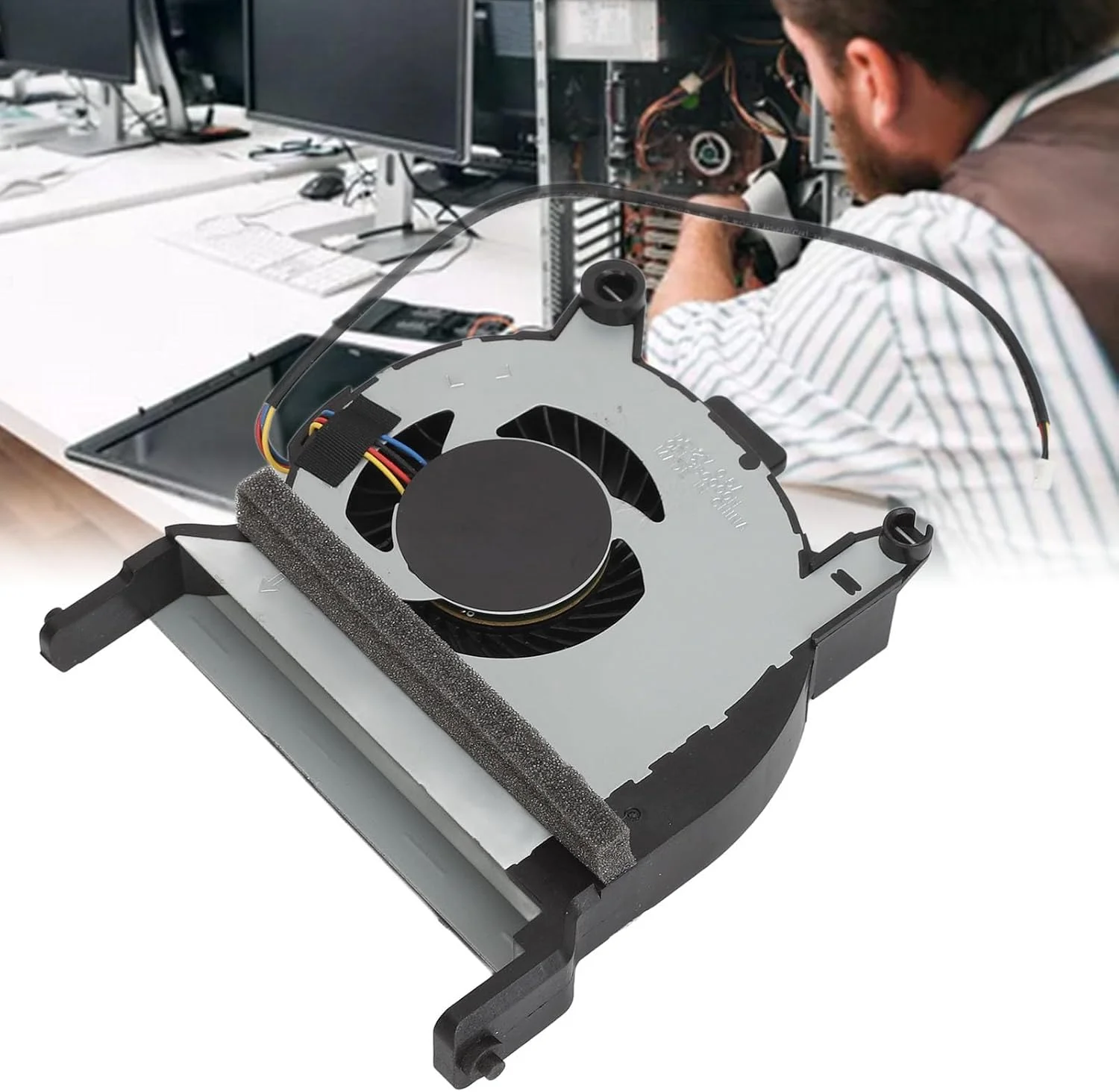 فن خنک کننده پردازنده جایگزین برای 800 G4 705 G4 برای کامپیوتر حرفه ای ProDesk 400 G4، فن کامپیوتر 4 پین DC 12V 0.5A