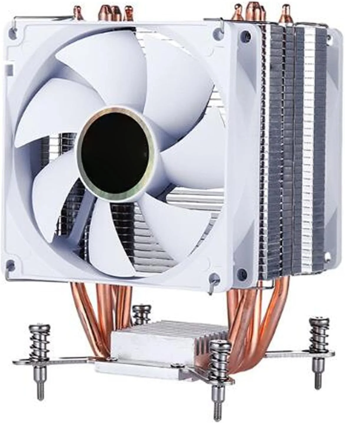 خنک کننده پردازنده مسی 9 سانتی متری RIZGHWOY، فن های خنک کننده بی صدا برای رایانه های شخصی 1150 1151 1155 1156، اتلاف حرارت هیدرولیک برای مادربردهای سوراخ دار 2011