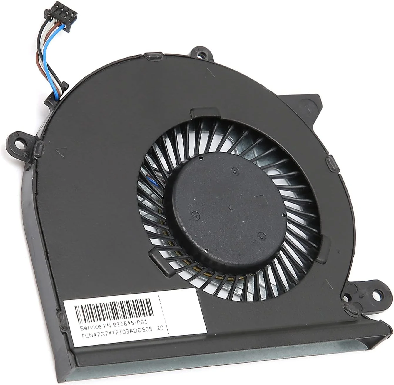 خنک کننده بادی پردازنده، فن های بادوام برای لپ تاپ های پاویلیون، خنک کننده کامپیوتر با دفع حرارت برای مدل های 15-cd / 15-cc / 17-ar/Tpn-q190