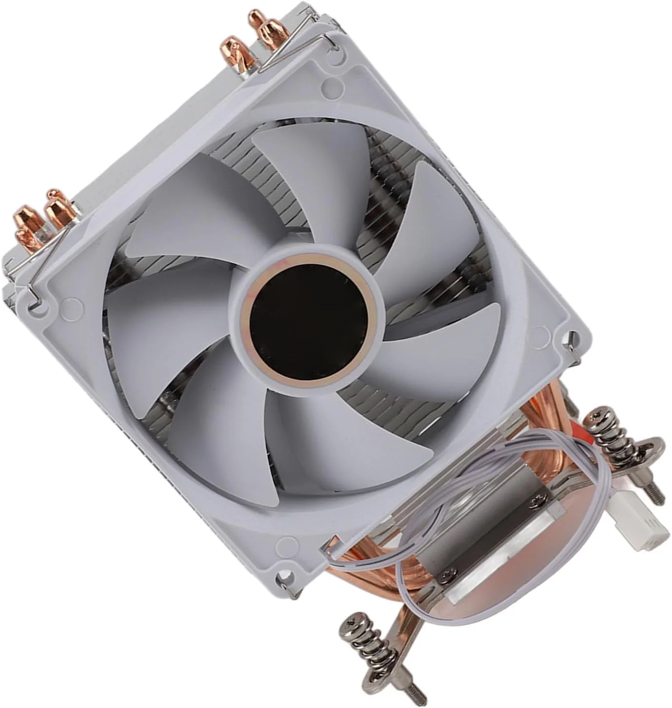 خنک کننده پردازنده مسی 9 سانتی متری RIZGHWOY، فن های خنک کننده بی صدا برای رایانه های شخصی 1150 1151 1155 1156، اتلاف حرارت هیدرولیک برای مادربردهای سوراخ دار 2011