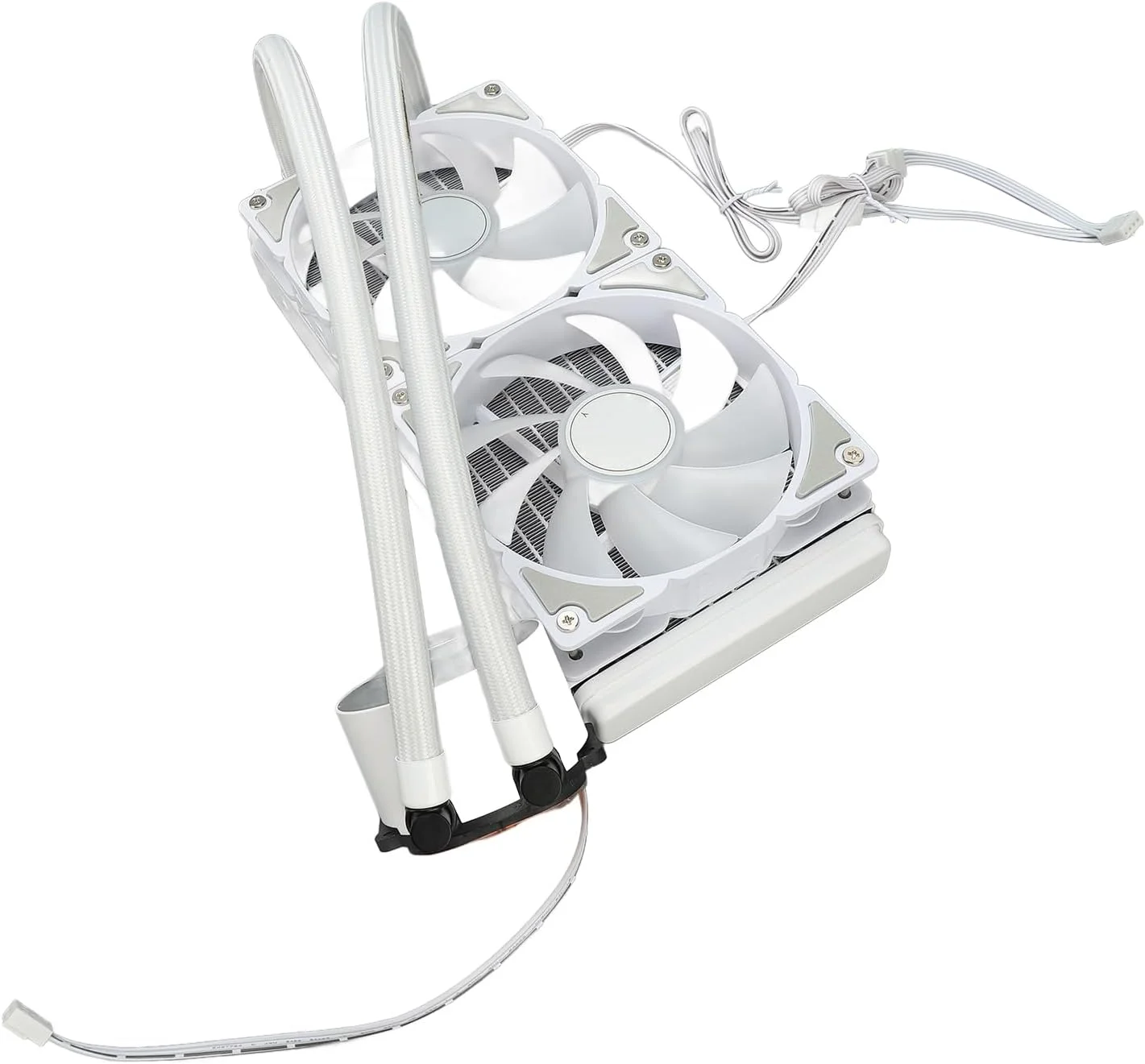 خنک کننده پردازنده، فن خنک کننده مایع آلومینیومی با کارایی بالا برای کامپیوتر، خنک کننده بادی پردازنده بی صدا و کارآمد برای کار و سرگرمی، فن RGB قابل تنظیم، مناسب برای برندهای مختلف و